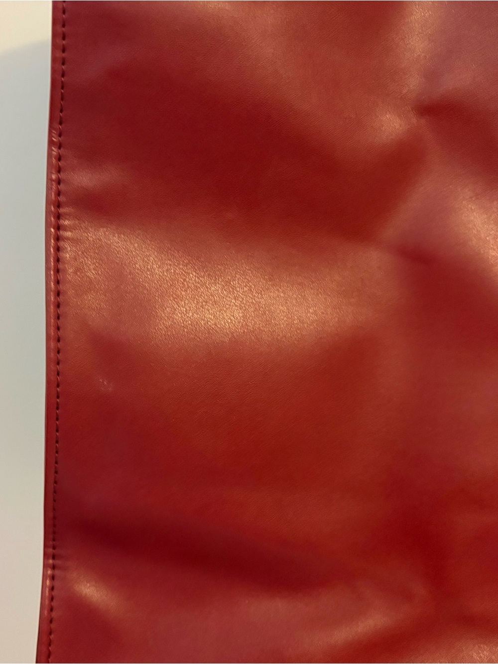 Telfar Burgundy Tote Bag - Picture 8 of 12